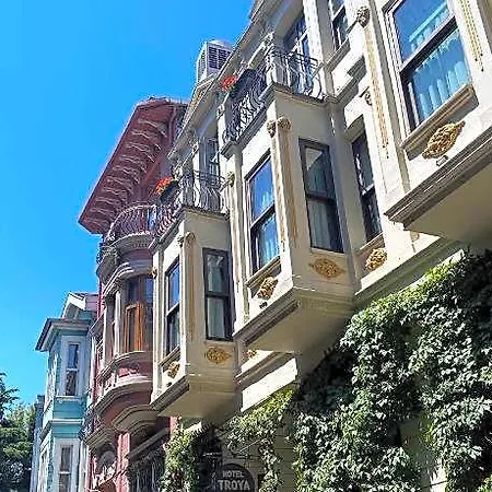 Old Colorful Balat Petrion Hotell